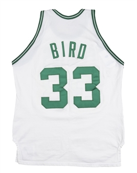 1983-84 Larry Bird Game Used Boston Celtics Home Jersey - MVP & NBA Title Winning Season! (MEARS A10 & Celtics Employee LOA)